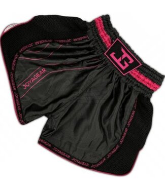 JOYAGEAR JOYA Muay Thai Short Essential Schwarz Pink