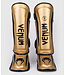Venum Muay Thai Kickboxing Shinguards Elite Gold Black