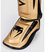 Venum Muay Thai Kickboxing Shinguards Elite Gold Black