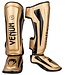 Venum Venum Muay Thai Kickboxing Shinguards Elite Gold Black