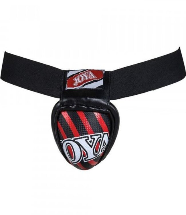 Joya Groin Guard Steel Cross Protector Black Red