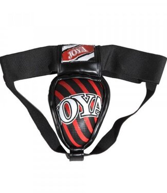JOYAGEAR Joya Groin Guard Steel Cross Protector Black Red