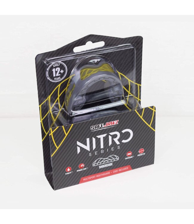 SAFEJAWZ Nitro Series Grau Gelb für Erwachsene