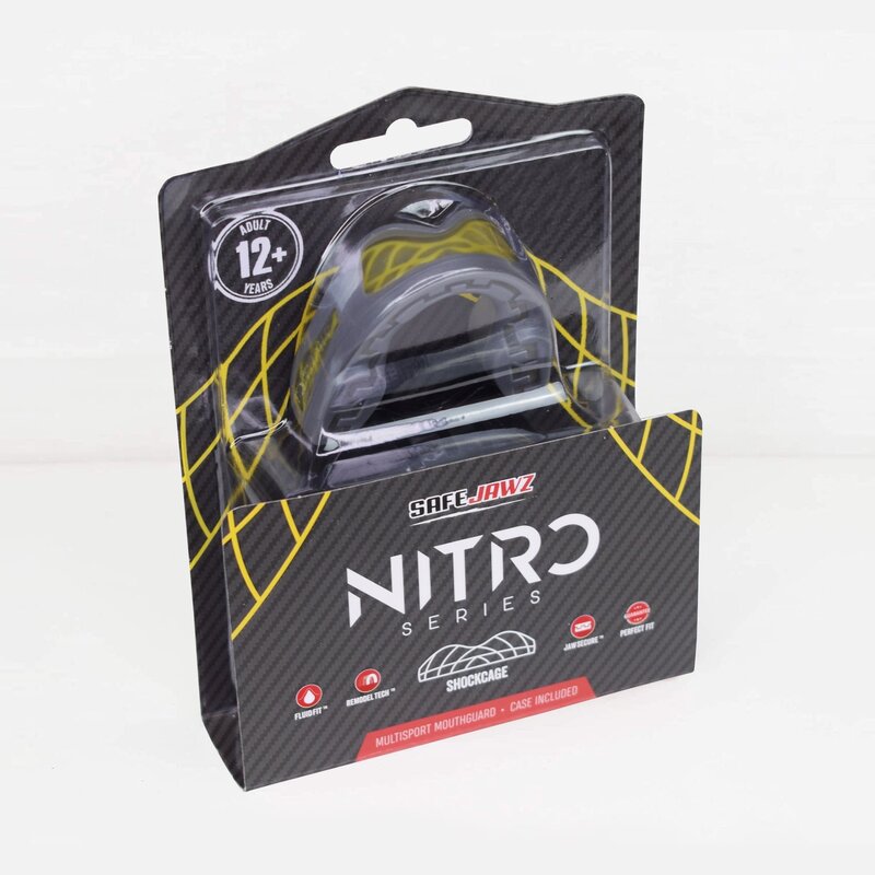 SAFEJAWZ SAFEJAWZ Nitro Series Grijs Geel Volwassene