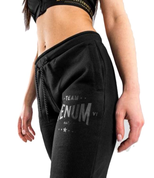 Venum TEAM 2.0 Joggers Jogginghose Damen Schwarz Schwarz