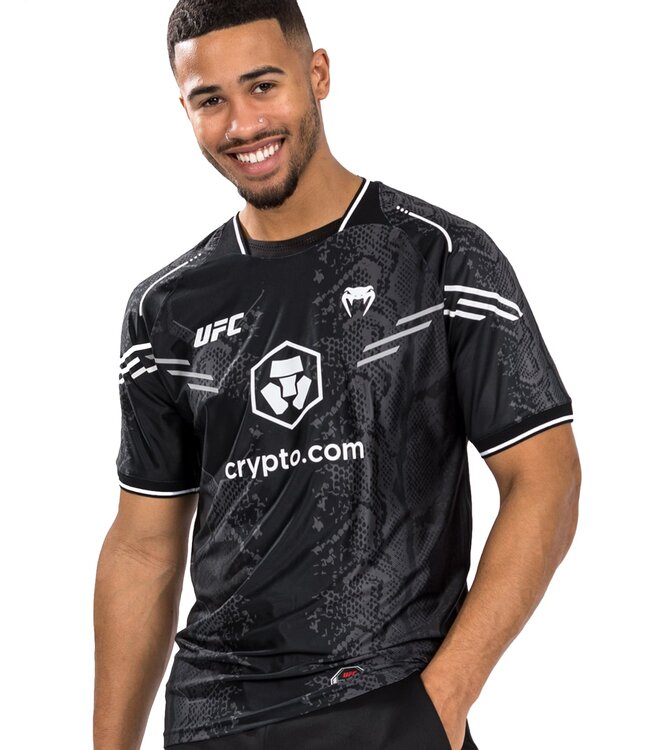 UFC x Venum Adrenaline Fight Week Dry-Tech T-Shirt Zwart