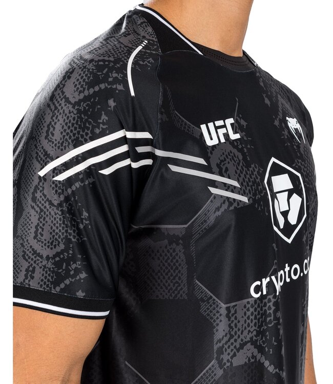 UFC UFC x Venum Adrenaline Fight Week Dry-Tech T-Shirt Zwart