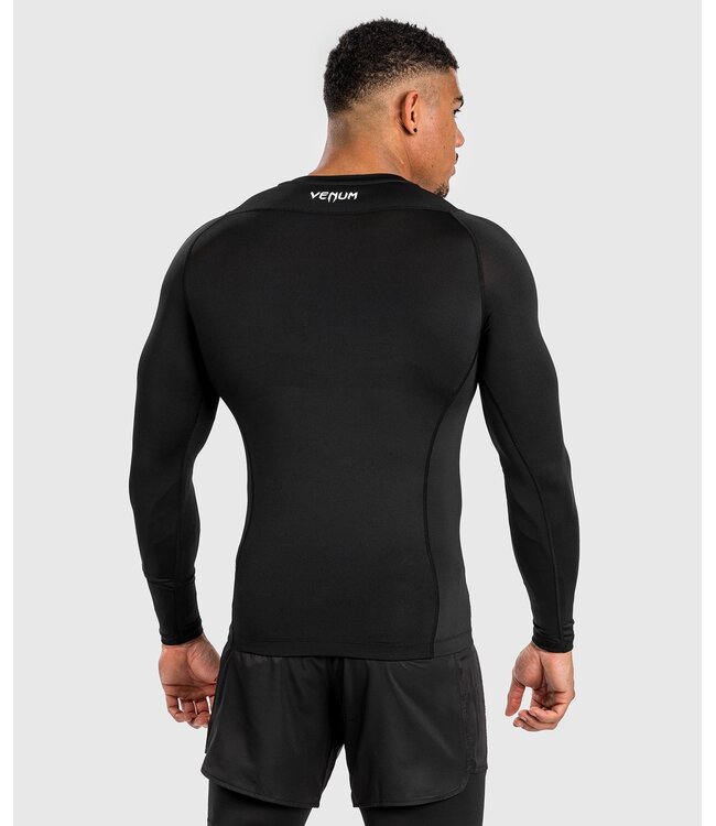 Venum Venum Attack Rashguard Lange Mouwen Zwart Grijs