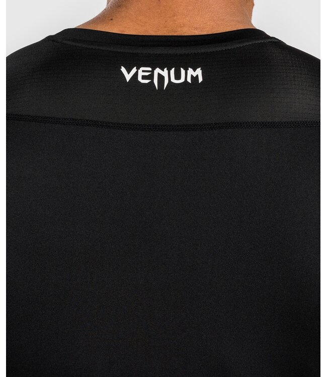 Venum Attack Rash Guard Compressie T-Shirt Zwart Grijs