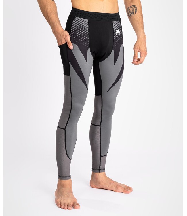 Venum Attack Sportlegging Spats Zwart Grijs