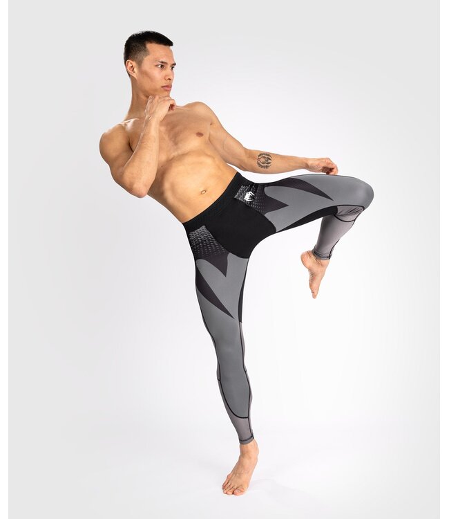 Venum Attack SportLeggings Spats Schwarz Grau