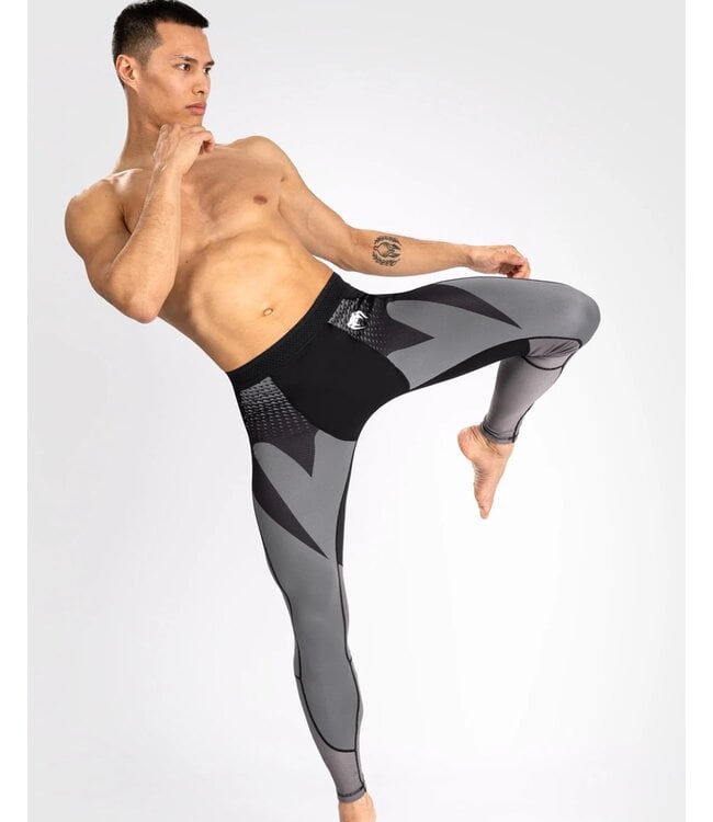 Venum Attack Sportlegging Spats Zwart Grijs