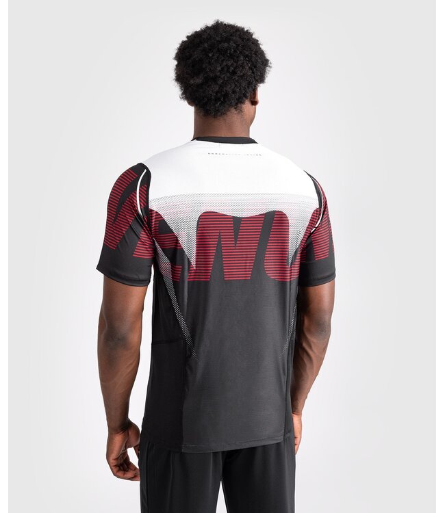 Venum Adrenaline Herren Dry-tech T-Shirt Rot Schwarz