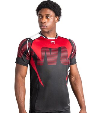 Venum Fightwear – Official Collection - Fightwear Shop Venum Adrenaline Herren Dry-tech T-Shirt Rot Schwarz