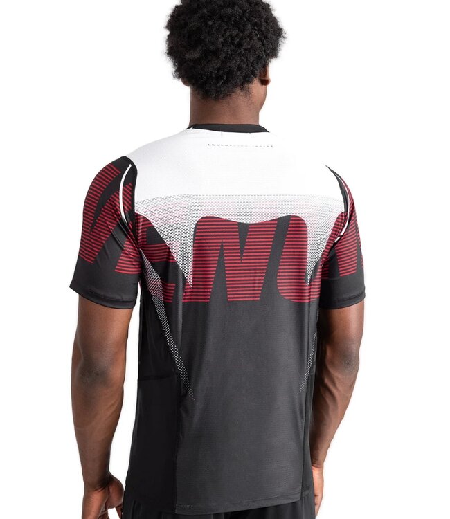 Venum Adrenaline Herren Dry-tech T-Shirt Rot Schwarz