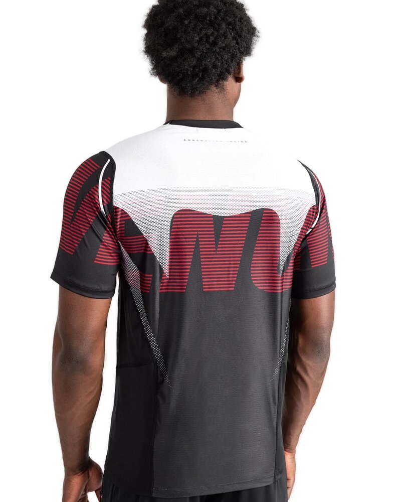 Venum Venum Adrenaline Herren Dry-tech T-Shirt Rot Schwarz