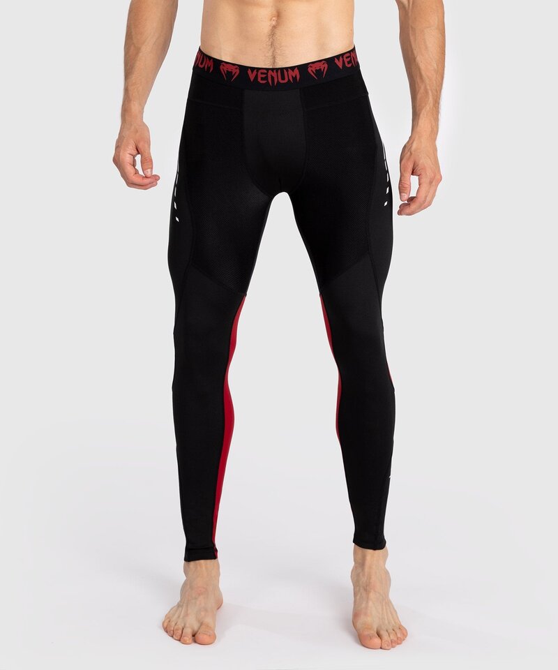 Venum Venum Adrenaline Sportleggings Herren Spats Schwarz Rot