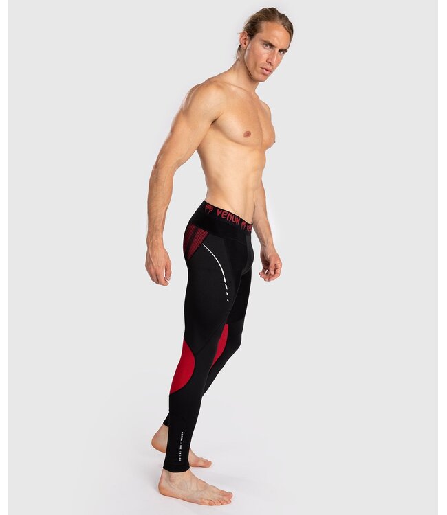 Venum Adrenaline Sportleggings Herren Spats Schwarz Rot