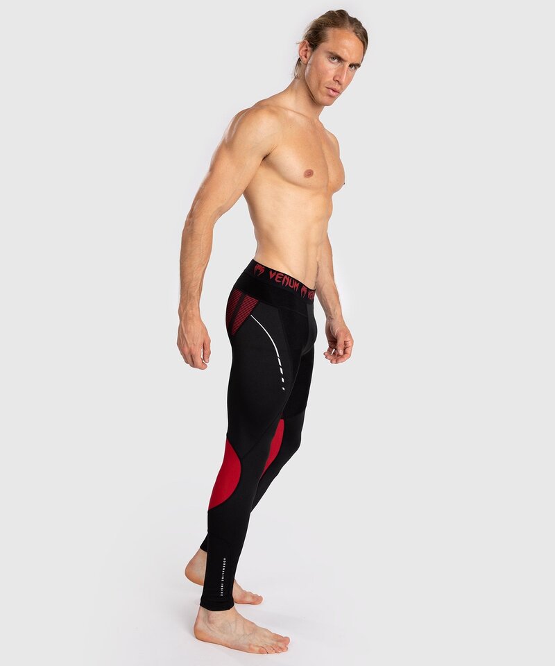 Venum Venum Adrenaline Sportleggings Herren Spats Schwarz Rot