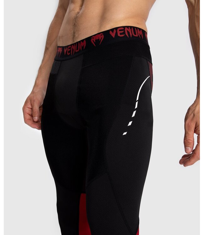 Venum Adrenaline Sportleggings Herren Spats Schwarz Rot