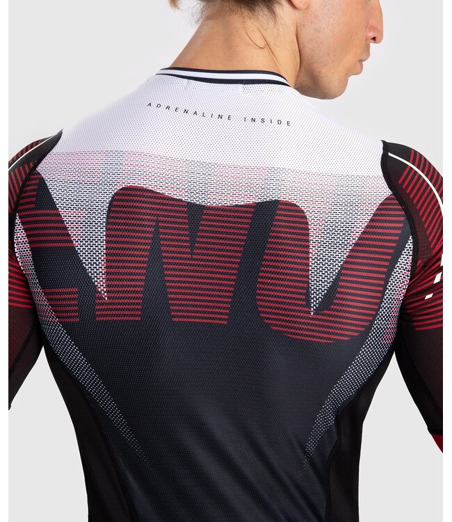 Venum Adrenaline Rashguard Lange Mouwen Rood Zwart