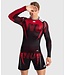 Venum Adrenaline Rashguard Langarm Rot Schwarz