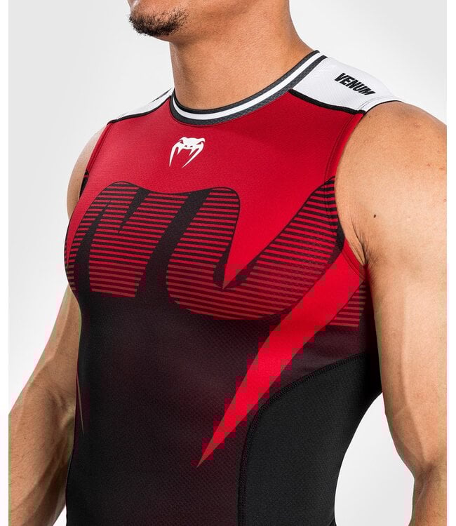 Venum Rashguard Adrenaline Ärmellose Rot Schwarz
