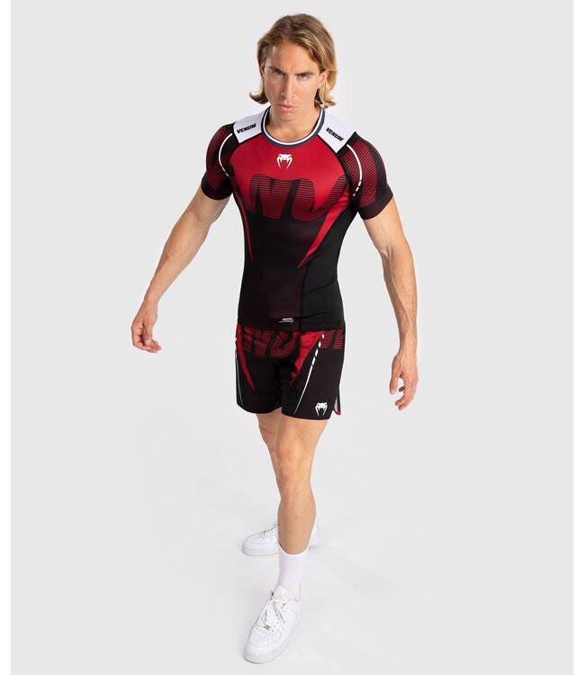 Venum Adrenaline Rashguard Rood Zwart
