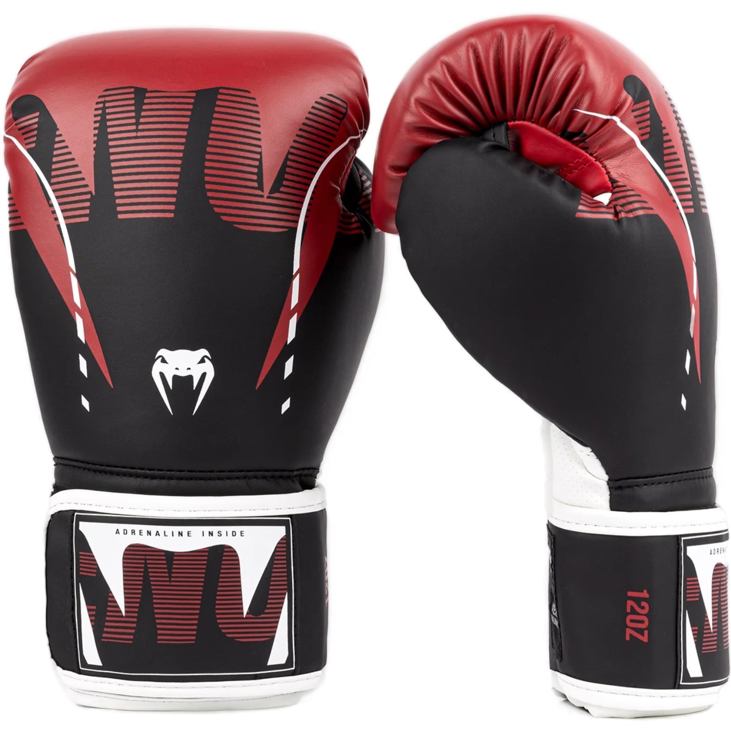 Venum Adrenaline Boxing Gloves Red Black - Fightwear Shop - Europe