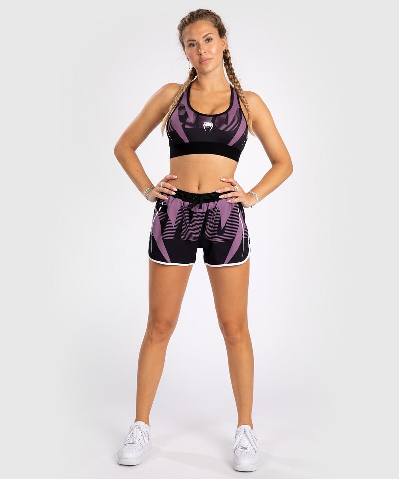 Venum Venum Adrenaline Performance Sport Shorts Damen Schwarz Lila