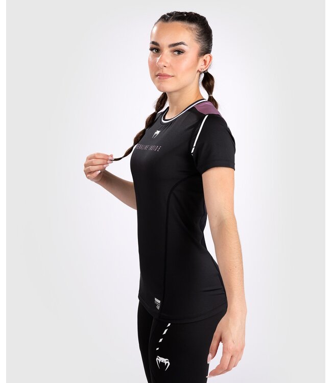 Venum Adrenaline Women’s Dry-Tech T-Shirt Black Purple