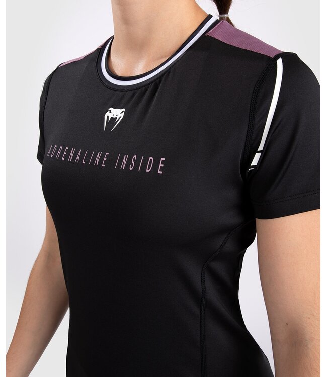 Venum Adrenaline Dry-Tech T-Shirt Dames Zwart Paars
