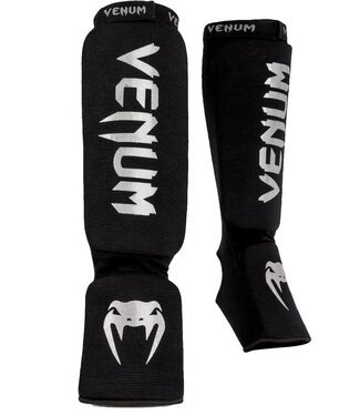 Venum Venum Kontact Shin Guards Black Silver