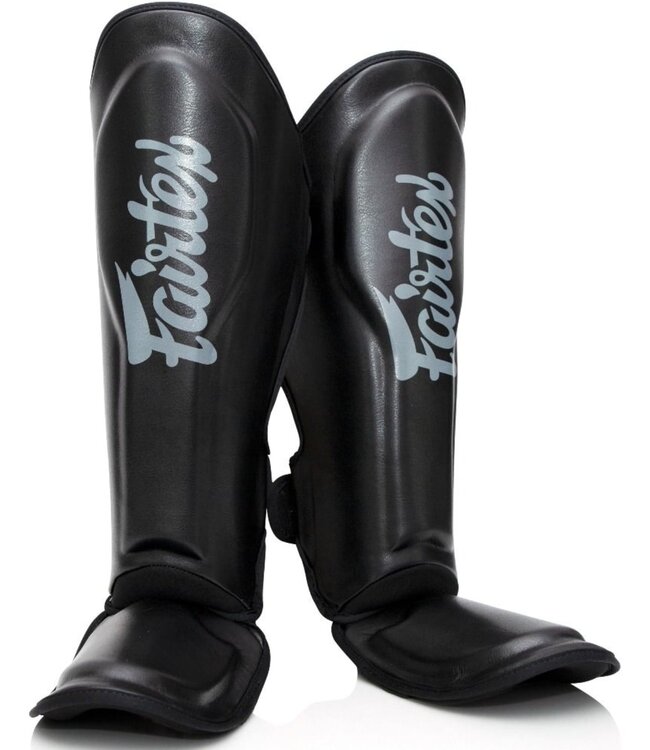 Fairtex Fairtex Booster FXB Kickboxing Shinguards Black