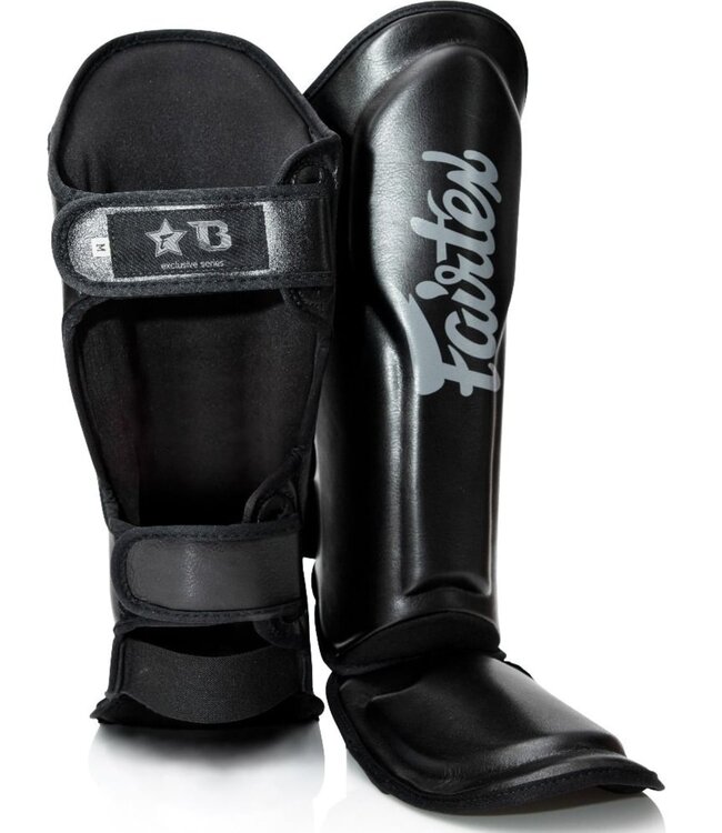 Fairtex Booster FXB Kickboks Scheenbeschermers Zwart