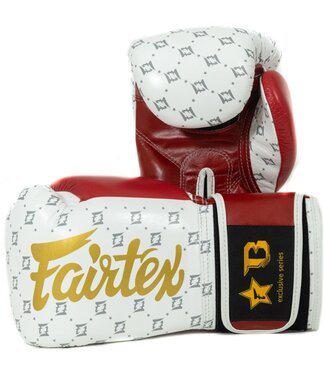 Fairtex Fairtex x Booster Boxhandschuhe FXB BG STAR Weiß Rot