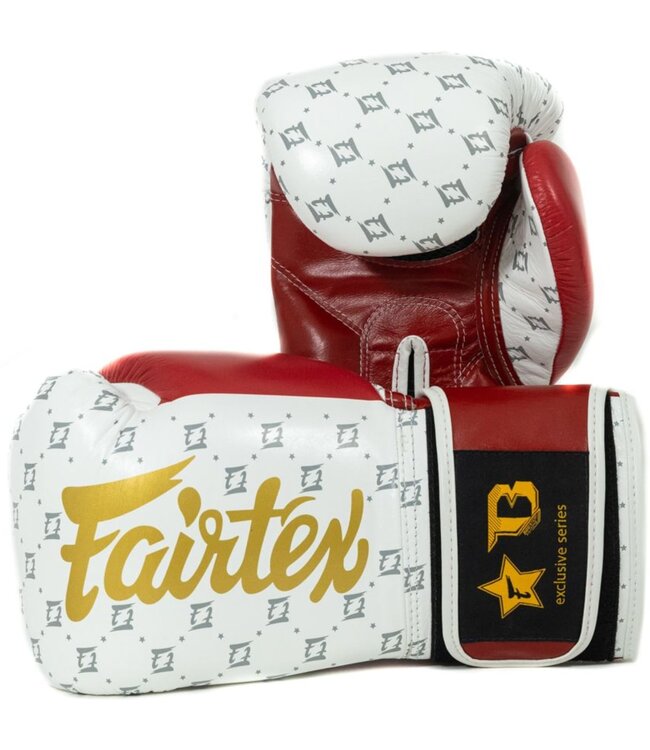 Fairtex x Booster Bokshandschoenen FXB BG STAR Wit Rood
