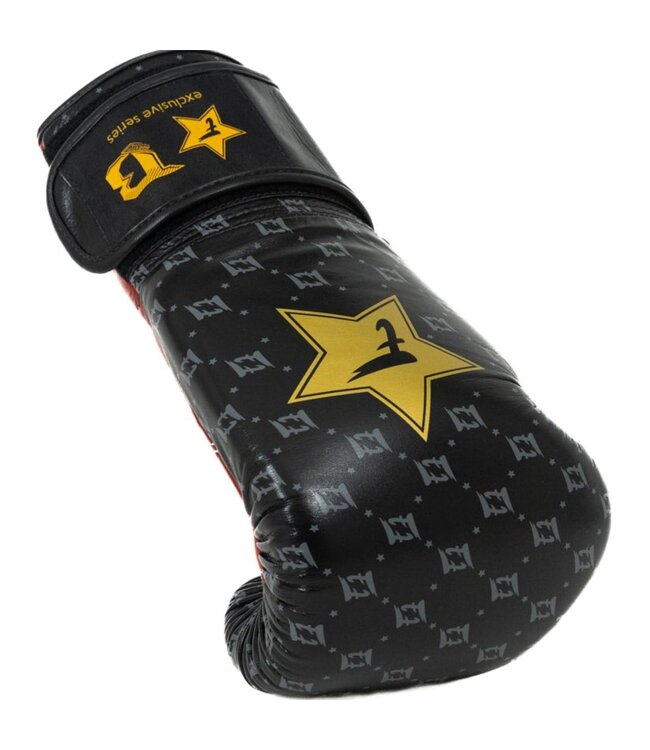 Fairtex x Booster Boxing Gloves FXB BG Star Black Red