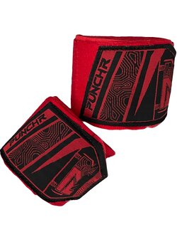 PunchR™  PunchR™ Boxing Hand Wraps 400 cm Red