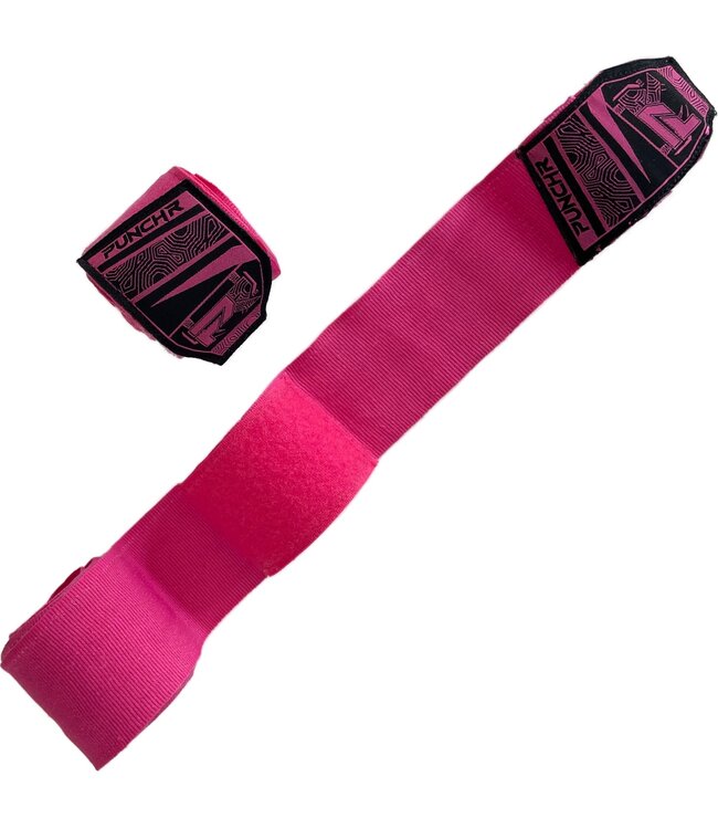 PunchR™ Boks- Handbandages 400 cm Neon Roze