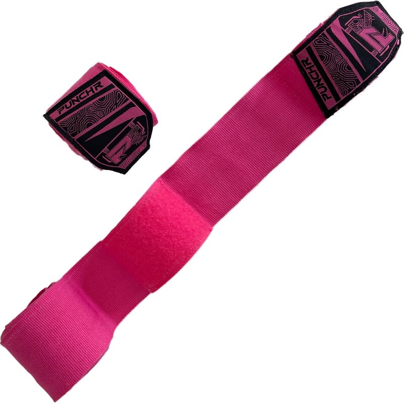 PunchR™  PunchR™ Boks- Handbandages 400 cm Neon Roze