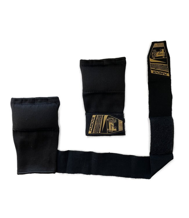 PunchR™  PunchR™ Innenhandschuhe Boxbandagen Schwarz Gold