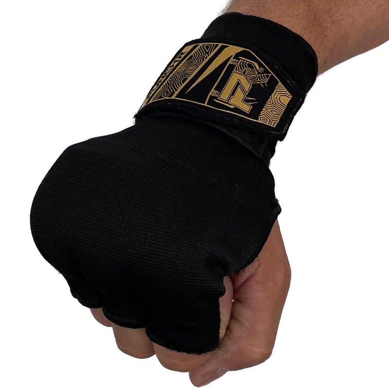 PunchR™  PunchR™ Inner Gloves Hand Wraps Black Gold