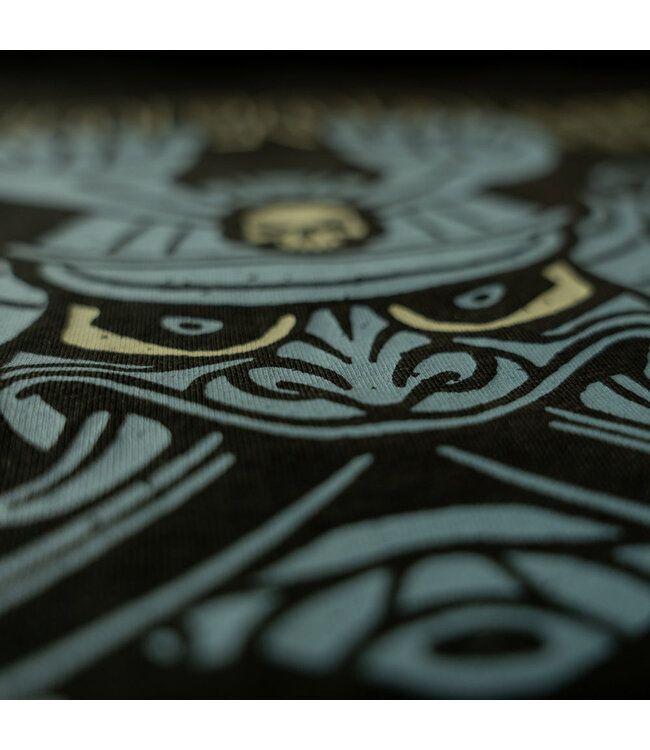 PRiDEorDiE T-Shirt SAMURAÏ Baumwolle Schwarz