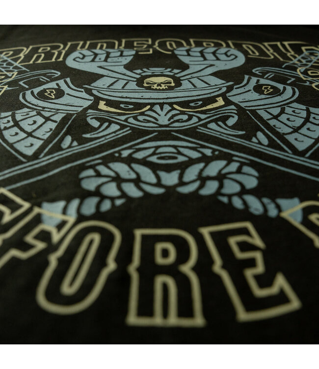 Pride or Die PRiDEorDiE T-Shirt SAMURAÏ Baumwolle Schwarz