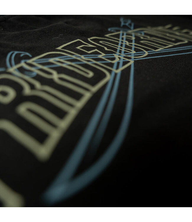 PRiDEorDiE T-Shirt SAMURAÏ Cotton Black