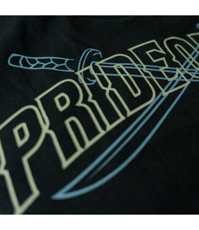 PRIDEorDiE T-shirt SAMURAÏ Katoen Zwart