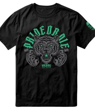 Pride or Die PRiDE or DiE THAI BOXING T-Shirt Baumwolle Schwarz