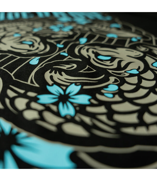 PRIDEorDiE SURVIVAL OF THE FITTEST T-Shirt Katoen Zwart