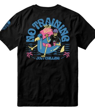 Pride or Die PRIDEorDiE NO TRAINING V.2 T-Shirt Katoen Zwart